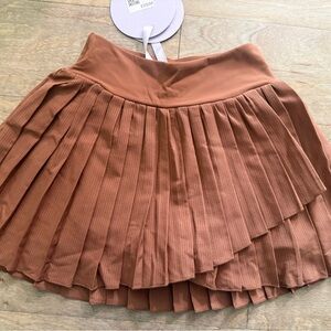 Wiskii cinnamon tennis Skirt NWT size S